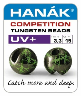 Hanák Tungstenové hlavičky UV+ Black & Chartreuse