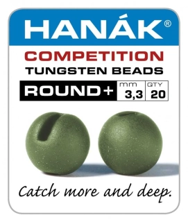 Hanák Tungstenové hlavičky Round+ Matte Olive