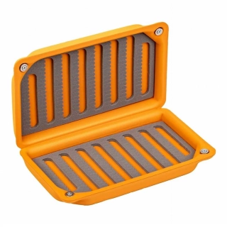 Krabička na mušky plovoucí Traper Dry Fly Orange