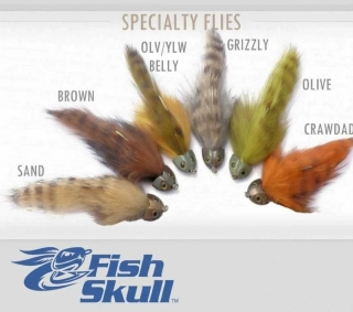 Streamer Fish-Skull Skulpin Bunny #8