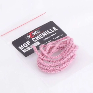 Hends Mop Chenille Light Pink Mottled
