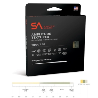 Muškařská šňůra Scientific Anglers Amplitude Textured Trout GP