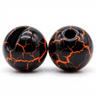 Hends Tungstenové hlavičky Marbre Black / UV Fluo Orange