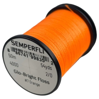 Semperfli Glo-Bright Floss # 7 - Orange