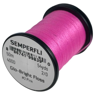 Semperfli Glo-Bright Floss # 2 - Pink