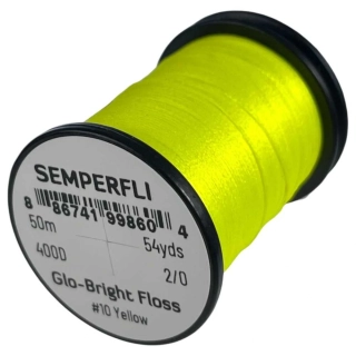Semperfli Glo-Bright Floss # 10 - Yellow