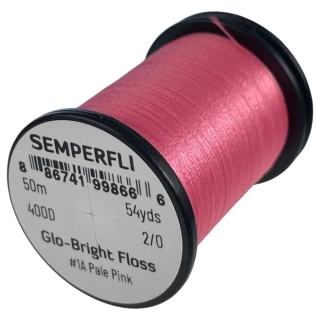Semperfli Glo-Bright Floss # 1A - Pale Pink