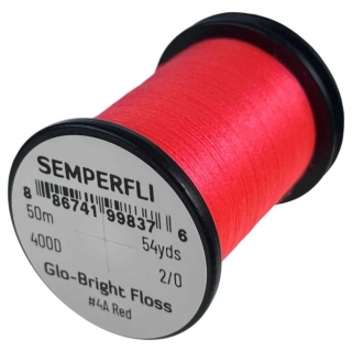 Semperfli Glo-Bright Floss # 4A - Red