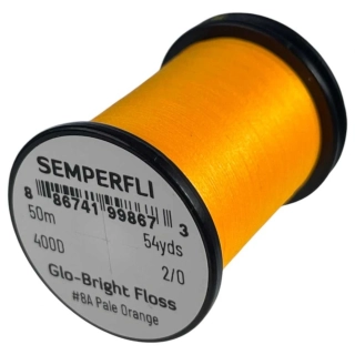 Semperfli Glo-Bright Floss # 8A - Pale Orange