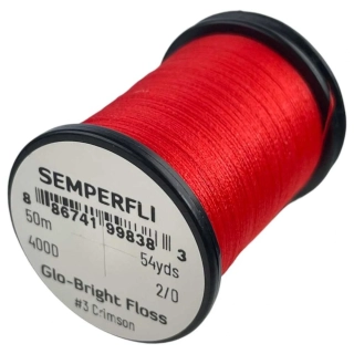 Semperfli Glo-Bright Floss # 3 - Crimson