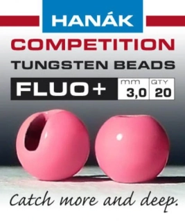 Hanák Tungstenové hlavičky UV+ Fluo Pink
