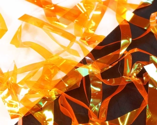 Sybai Fine FlashBack Strips 3mm Hot Orange Pearl / 41