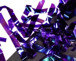 Sybai Fine FlashBack Strips 3mm Dark Violet UV-Pearl / 74