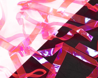Sybai Fine FlashBack Strips 3mm Fluo Pink UV-Pearl / 57
