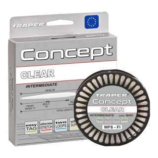 Muškařská šňůra Traper Concept Clear Slow Intermediate